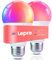 Lepro AI Smart Glühbirne B1, E27 Glühbirne 8.5W 806lm Dimmbar, KI-Lichtdesign-Assistent, Sprachsteuerung/Musik Sync, WiFi & Bluetooth Smart Bulb, Kompatibel mit Alexa/Google Assistant, 2 Stück