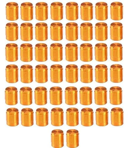 YOURRYONG 50PCS 6mm potentiometer control knob volume control knob diameter 6mm roller shaft (gold)
