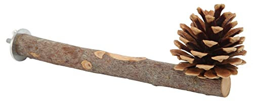 Holzbarsch mit Kiefernkegel, ökologischer Apfelbaum für Papageien, Kakadus (Qcwwygk684d1zeq-12)