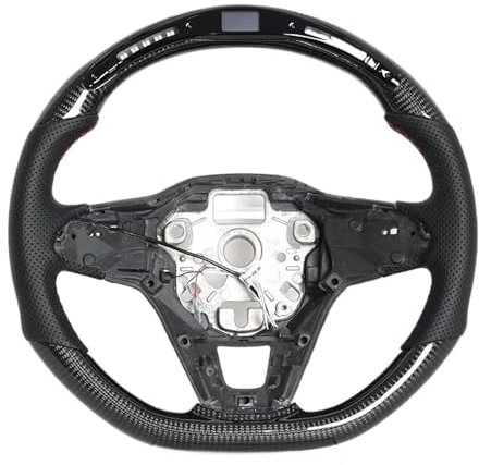 OTOZUM Kompatibel Mit VW Für Golf 8 Für GTI R MK8 Für GTE 2020 2021 2022 2023 2024 Für J&etta Für GLI Für ID4, Individuelles Sportlenkrad Aus Kohlefaser Lenkräder Auto