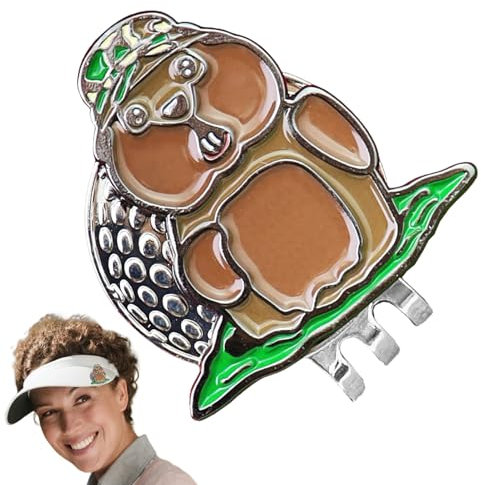 Magnetischer Golfballmarker Aus Metall – Lustiger Hutclip Mit Transparenter Gravur | Markierungsmünze Mit Saugnapf, Pitchgabel, Personalisierter Punktmarker Für Anfänger Und Einsteiger, Golfzubehör