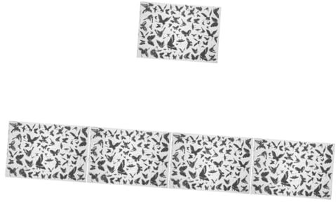 HOODANCOS 5blätter Keramische Decals Für Töpferarbeiten Hochtemperatur Unterglasur Transferpapier Mit Blauem Blumen Und Vogelmotiv Für -Kunst Und Handwerk Leicht Anzuwenden Und