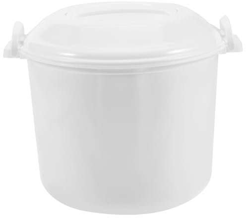 Mobestech Olla Arrocera Para Microondas Con Tapa Recipiente Reutilizable Para Cocinar Arroz El Horno Herramienta Práctica Para Alimentos