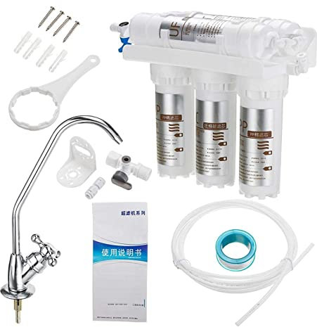 Filtro Osmosis Inversa, de filtración de agua potable directa de ultrafiltración 3 + 2 for el kit de filtro de agua del grifo de la cocina del hogar(1)