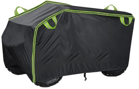 Bache Moto Exterieur Etanche Housses De Protection VTT Quad UTV Housse Protection pour Quad Imperméable Anti-poussière Anti-UV Coupe-Vent Housse De Moto(XXXL-256x110x120cm)