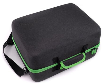 Estuche Rígido Negro para Consola de Juegos Serie X para Controladores de Consola Serie S, Protector de Viaje Mejorado para Viajes con Baches, 35 X 26 19 Cm