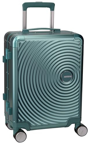 American Tourister Soundbox Alu Spinner 55/20 TSA Trolley Dusty Turquoise türkis