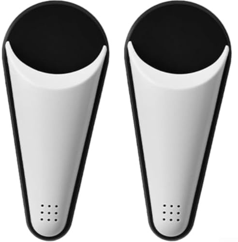 Sawhamale Supporto magnetico per forbici con foro di drenaggio, confezione da 2 organizer da cucina in plastica ABS per frigorifero in metallo, montaggio a parete, per cesoie, gadget, cancelleria