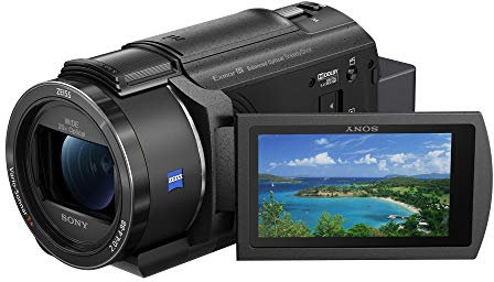 Sony FDR-AX43 | Ultra HD (UHD) 4K Compact Camcorder | 5-Axis Balanced Optical SteadyShot™ | 20x Optical Zoom | Flip screen