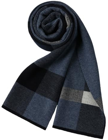 Lifup Herren Schals Dicker Kaschmir Schal, Warm Herbst und Winter Schal, Herren Classic und Elegant Plaid Schals