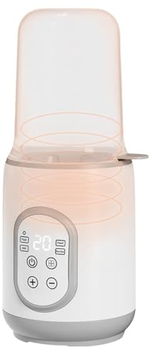 Calentador portátil de botellas | Descongelador de calentador de leche para bebés - Calentador de botellas portátil para excursión o viaje, control inteligente de temperatura Calefacción automática