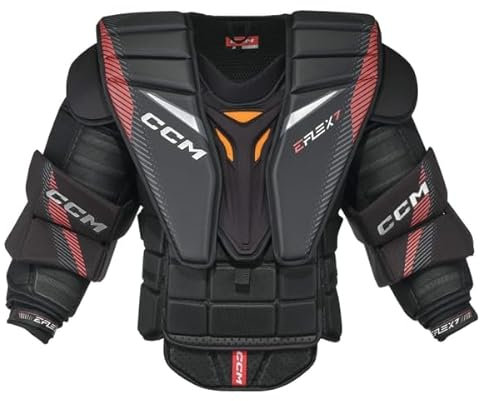 CCM EFlex 7 Goalie Brustpanzer Senior, Größe:M, Farbe:schwarz/rot