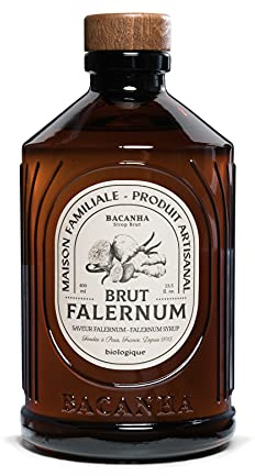 BACANHA - Sirop Bio et Brut - Sirop Falernum - Pour Cocktail, Limonade et Thé Glacé - 400 mL