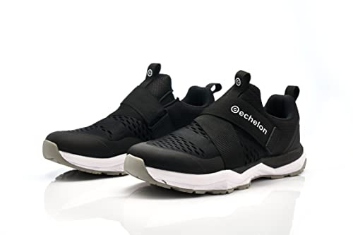 Echelon Unisex svarta cykelskor, Svart, 12M / 14W