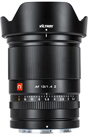 VILTROX 13mm f/1.4 F1.4 Z STM Auto Focus Lens for Nikon Z-Mount Camera, Ultra Wide Angle APS-C AF Lens Compatible with Nikon Z Mount Camera Z5 Z6 Z6II Z7 Z7II Z50 Z30 Z9 ZFC