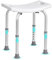 VEVOR Siège de Douche Antidérapant Hauteur Réglable 360-485 mm Tabouret de Douche Charge 158,8 kg Chaise de Douche en Alu et PE Aide à la Douche pour Personnes Âgées Femmes Enceintes Salle de Bain