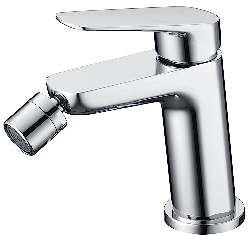 IMEX - Robinet Bidet | Robinet mitigeur Bide | Robinet de bidet avec mélangeur d'eau chaude et froide | Robinetterie Bidet | Installation facile | Série Belgique | Couleur chromée