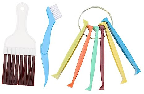CIYODO 3pcs Air Conditioning Fin Cleaning Brush System Brush Evaporator Supply Condenser Comb Cleaning Kit for Ac Units