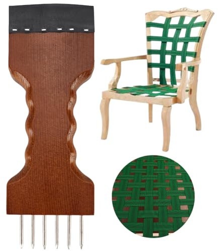 BENECREAT Tenditore per Cinghie con Manico In Legno, 220X78mm Professionale Tela Barella Metallo Tela Pinza per Allungamento Morsetto Arte Pittura A Olio