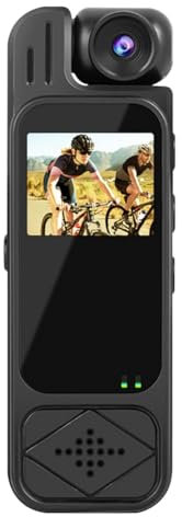 Yominerr Mini Telecamera HD 1080P - Videoregistratore Digitale Portatile con Videocamera DV Compatta con Visione Notturna A Infrarossi, B