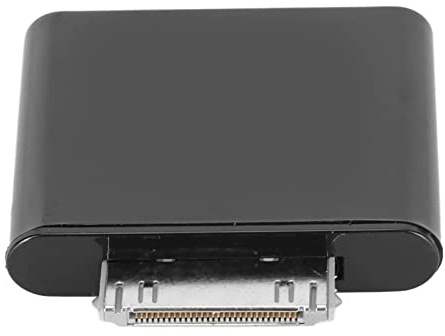 Fockety Adaptador Bluetooth 5.0 de 30 Pines, inalámbrico, 2,42-2,480 GHz, para Altavoces portátiles y compactos, Ideal para, hogar, Oficina y Aula. (Black)