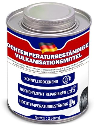 songyea Liquido vulcanizzante da 250 ml, liquido di riparazione extra forte per camere d'aria di bicicletta, pneumatici per auto, pneumatici per moto e valvole in gomma, riparazione rapida dei