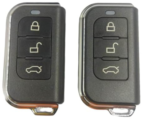Riloer Kit universal de bloqueo centralizado para coche, compatible con la mayoría de vehículos de 12 V CSD402-T202