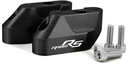 Motorcycle Handlebar Rise For BMW R1200RS 2015-2020 R1250RS 2019-2021 R 1200 1250 RS Extension Regulator Stub Fitting. Riser Extension Adjuster(BLACK2)