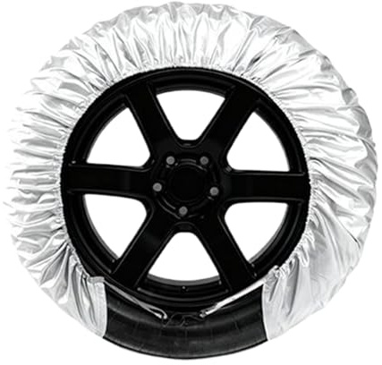 s para Neumáticos De Repuesto,Protección para Ruedas con Cobertura Total A Prueba De Polvo - para Neumático De Remolque De Repuesto,para Uso Familiar, con Amigos, SUV, Camping, Remolque Y Vehículos