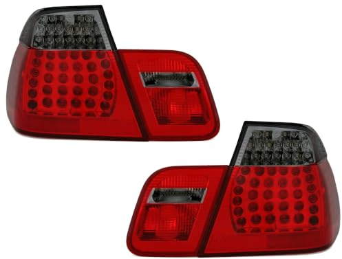 Eagle Eyes LED Rückleuchten Set in Rot Schwarz | Limousine, Facelift, 4-teilig, LED, inkl. Widerstände, Dichtungen, Plug&Play, Anschluss über OE Stecker,