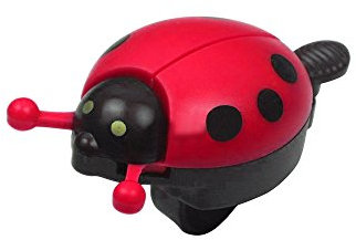 Marienkäfer Fahrradklingel für Kinder - 85dB Fun Animal Fahrradklingel, Sicherheitsklingel (passt 22-25.4mm Lenker)