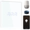 BSEED Smart Dimmer Switch 1 Gang 1 Way, WiFi Dimmer Switch Compatible with Alexa and Google Home, Smart Light Switch White with Smart Life APP Control 2.4Ghz (Neutral Wire Required)
