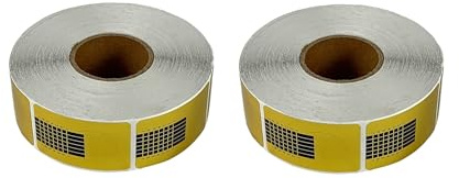 TEMPO DI SALDI 2 Rotoli Cartine Oro da 500 Pezzi, per Ricostruzione Allungamento Unghie, 1000 Pz