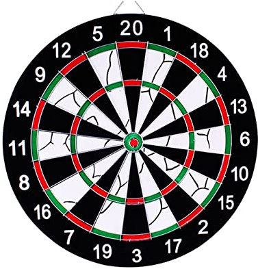 LCRACK Dartscheibe Umgeben Schutz Dart-Rückwand Reversibel Dartscheibe Wandzubehör (Größe : 18 in)