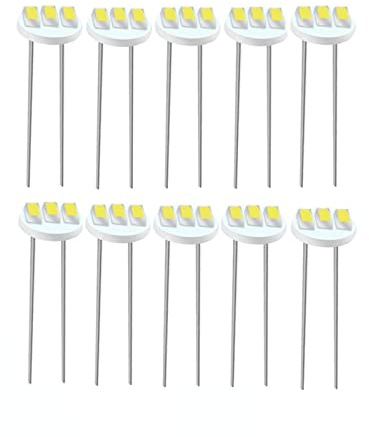 CUSMME T4.7 Instrument Panel LED Light,Gauge Cluster Bulbs Dashboard Indicator Lamp for 2003 2004 2005 2006 Silverado Indicator Cluster Speedometer Lighting 10Pack White