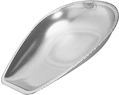 CALLARON Fine Mesh Strainer Stainless Steel Colander Strainer Sieve: Kitchen Rice Washer Fine Mesh Colanders Food Strainers for Pasta Vegetables Fruits Draining Rinsing Washing Metal Basket 36x32cm