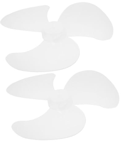 Angoily Pack de Bureau Universel Feuilles de Ventilateur en Plastique pour Ventilateurs Électriques Pièces de Rechange Petits Accessoires de Ventilateur pour Ventilateurs de Table sur Pied