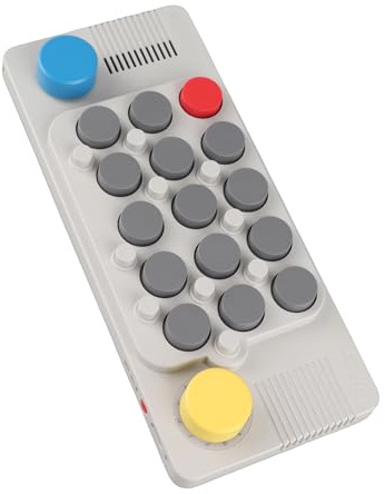 Taschenmusik Tastatur, 3,5 mm Kopfhöreranschluss, Wiederaufladbar, Tragbar, Elektronische Musik Tastatur, C3–C8, Voll Stimmbar, 20 Beliebte Instrumente.