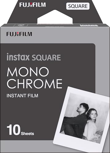 instax™ SQUARE film, Monochrome, 1x10