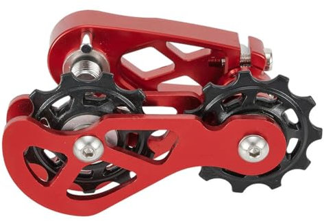 Suoumwa Anti Drop Link Chain Tensioner Aluminum Alloy Bike Bicycle Single Speed Converter Floating Pulley Adjust Wheel