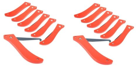 SHINEOFI 2 Set Raschiatore Per Fughe Strumenti Per Rimozione Grout Per Piastrelle Raschietto Angolato Per Pulizia Fughe Utensile Per Manutenzione Piastrelle E 6 Pezzi*2