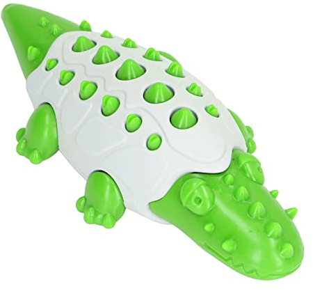 outdoorm Outdoor-Hundezahnbürste, Spielzeug, bissfest, zum Kauen, Reinigen der Zähne, interaktiver Molarenstab für Welpen, für Futterlecks (Grün)