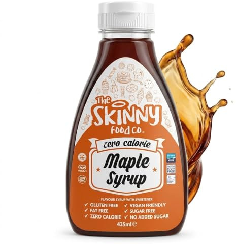 The Skinny Food Co, Flavoured Dessert Topping Syrup ,Sugar Free, Zero Calories (Gingerbread Syrup)