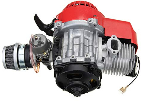 C-Funn Motor 49Cc 2-Takt Motor Motorrad Mini Dirt Pocket Bike ATV Quad - Rot