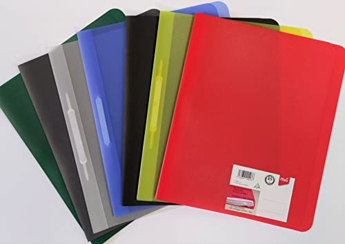 FLVG 7 A4 Schnellhefter,in verschiedenen Farben von Onkel Schwerdt,von hinten abheftbar