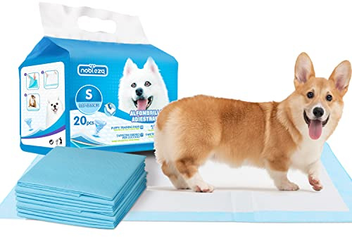 Nobleza Empapadores Perros, Alfombrillas Higiénica Desechables para Mascotas, Pads para Perros súper absorbentes, Toallitas de Entrenamiento para Mascotas, 20 uds, 40 x 60 cm