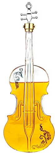 Carafes à décanter Carafe A Decanter Bouchon Carafe À Whisky en Forme De Violon, Ornements Créatifs en Verre, Tasse À Boire en Cristal Drôle, pour Les Spiritueux Vodka