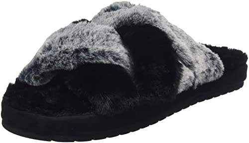 Skechers Dam Mysig Slide Sneaker, Svart, 36 EU