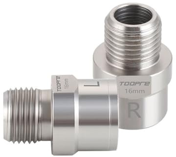 HOUSON Fahrrad Pedal Extender, Pedal Spacer Pedalverlängerung für 9/16-Zoll-Gewindepedale 16mm