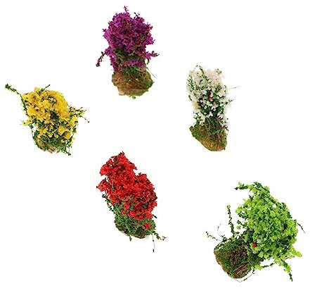 HOLIDYOYO 10pièces Miniatures De Résine Forme De Buissons pour Décoration De Paysage Et Maquettes